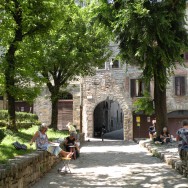 Malerejse i Bergamo Alta